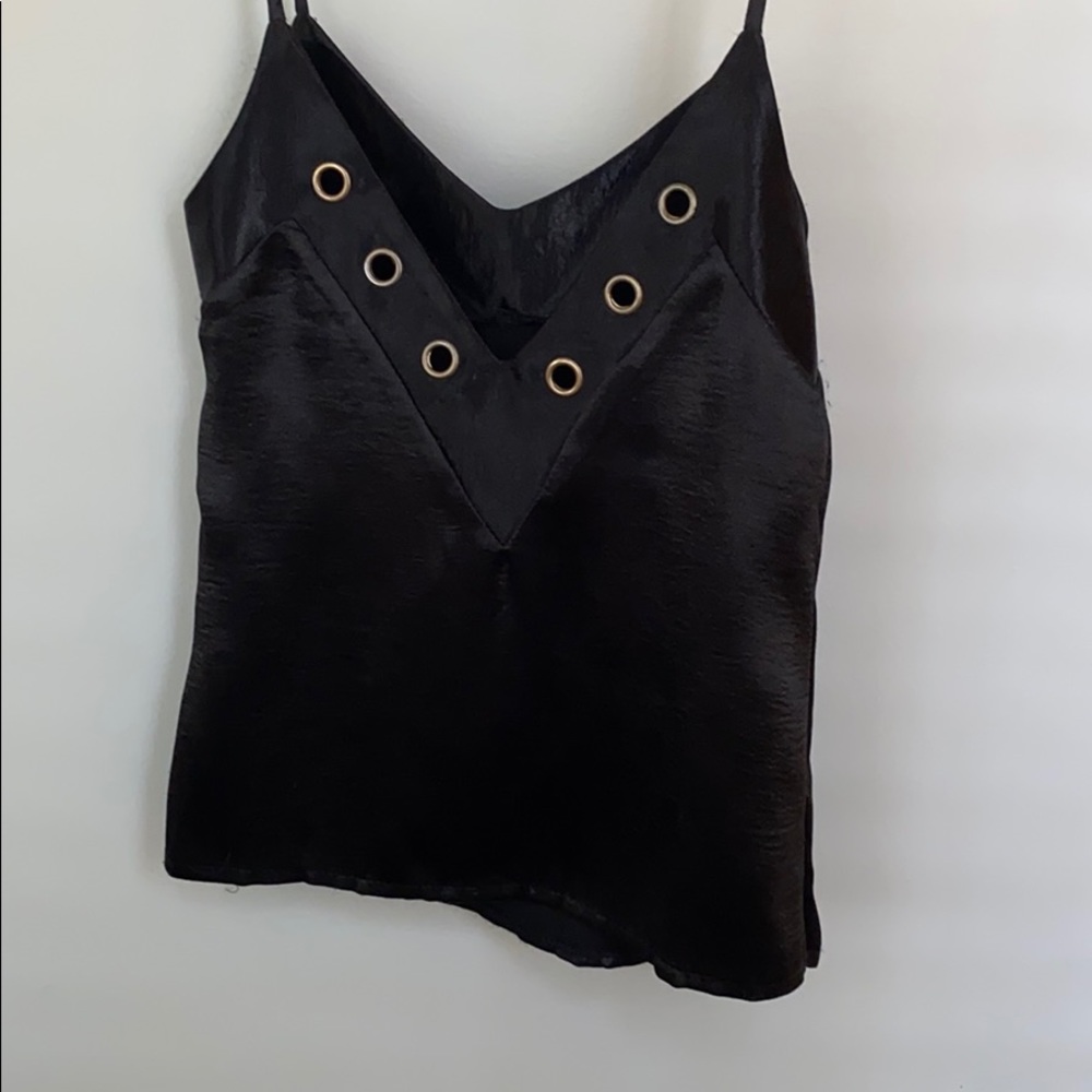 Black tank top